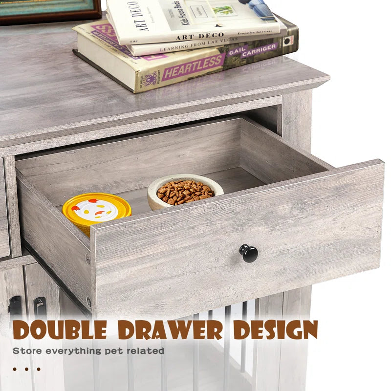Cranbrook Dog Crate Furniture with Drawers