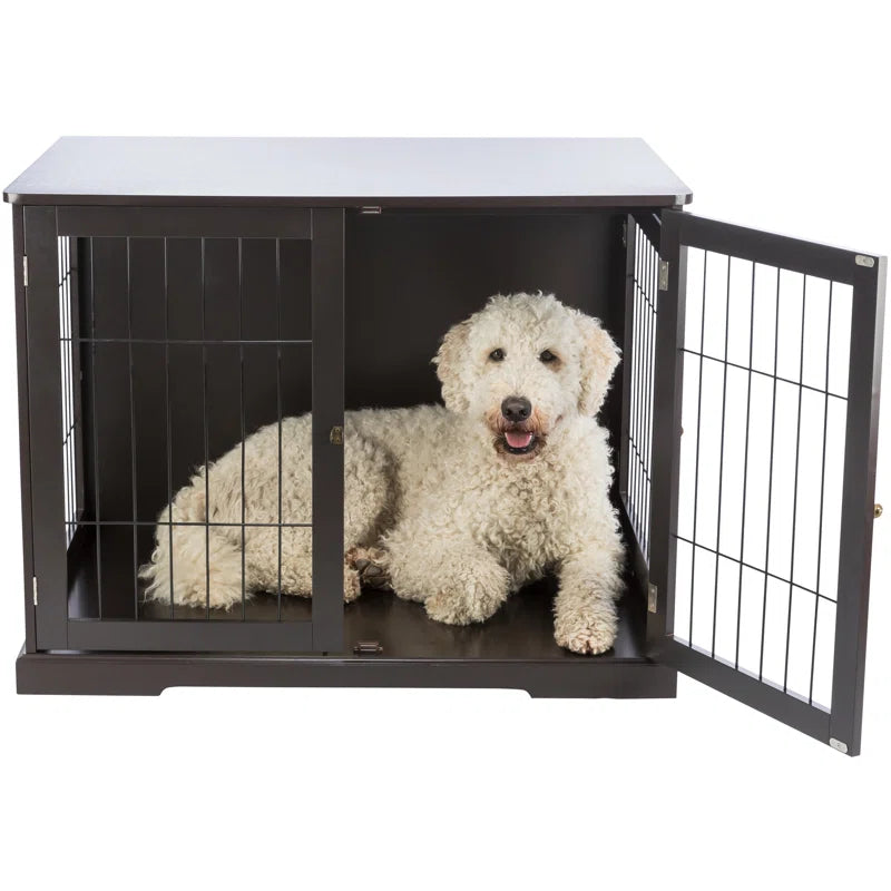 Indoor Dog Crate, Wooden Crate Table for Dogs, Dog Kennel, Perfect in Any Room