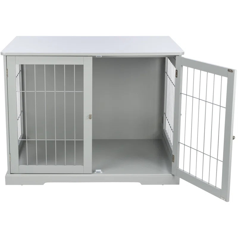 Indoor Dog Crate, Wooden Crate Table for Dogs, Dog Kennel, Perfect in Any Room